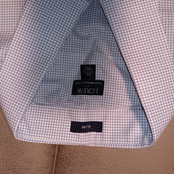 Mens j.crew button down long sleeve dress shirt xl plaid - Picture 2 of 7